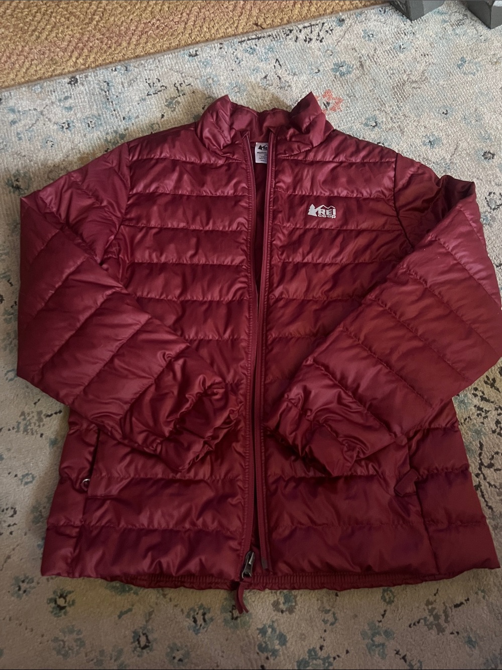 REI boy’s Packable Puffer Jacket - Wine Red